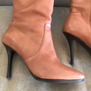 Ralph Lauren Leather Heeled Lavinia Boots